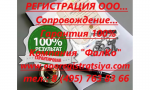 Регистрация ООО сопровождение 6000 руб.